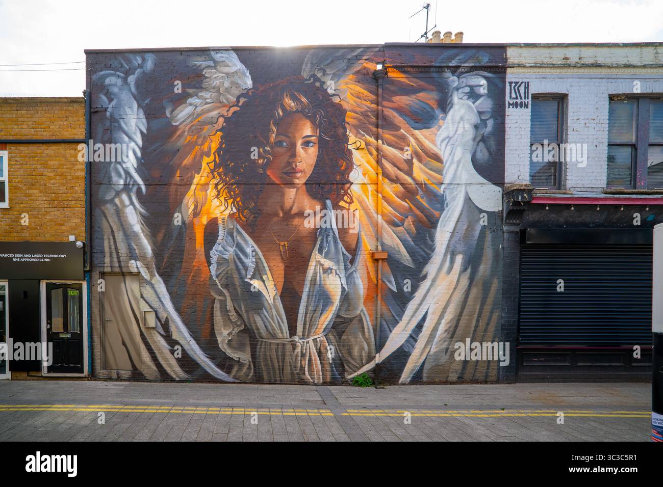 Street art a Southend-on-Sea, Essex Foto Stock