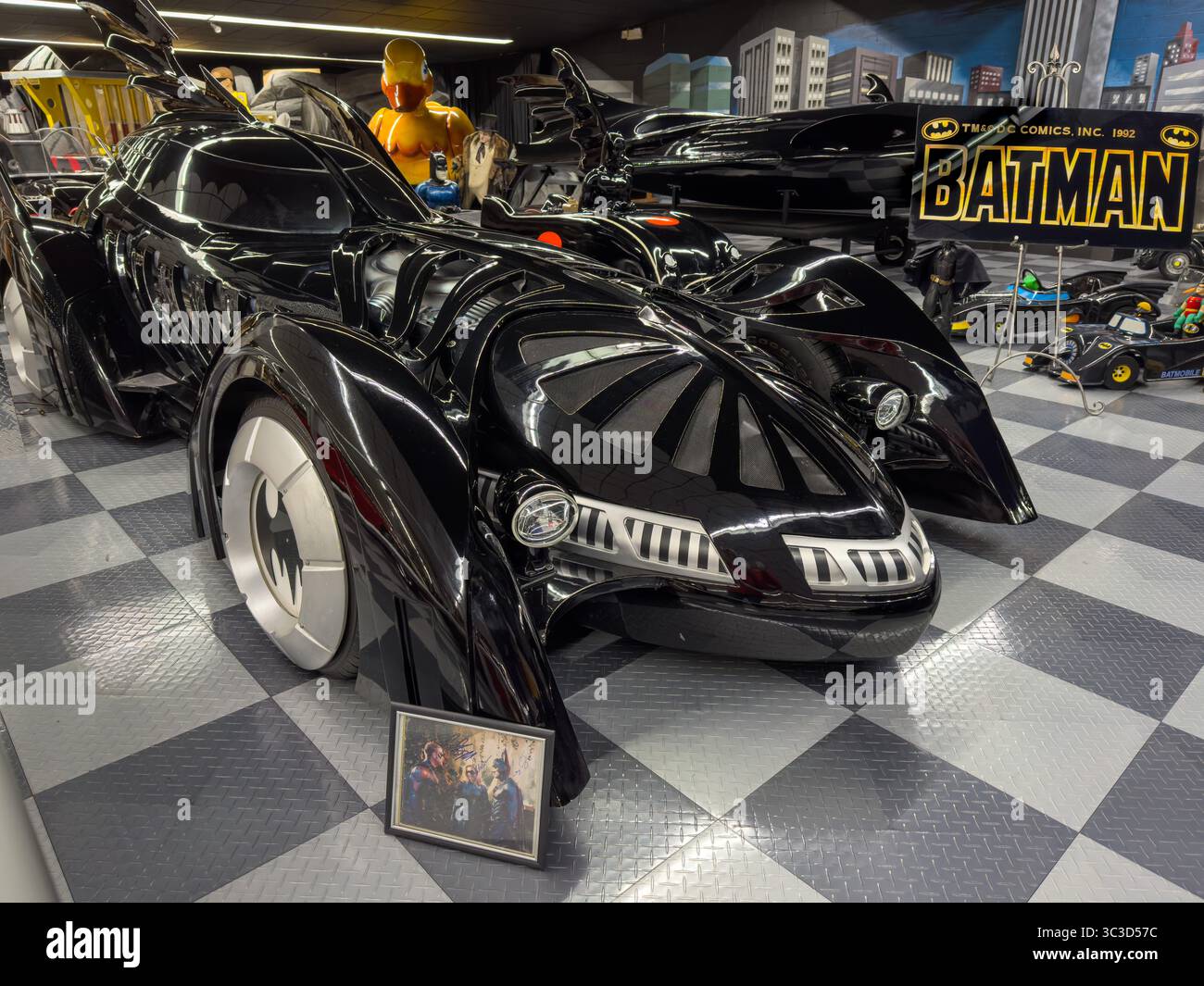 1995 Batmobile al Tallahassee Automobile Museum. Foto Stock