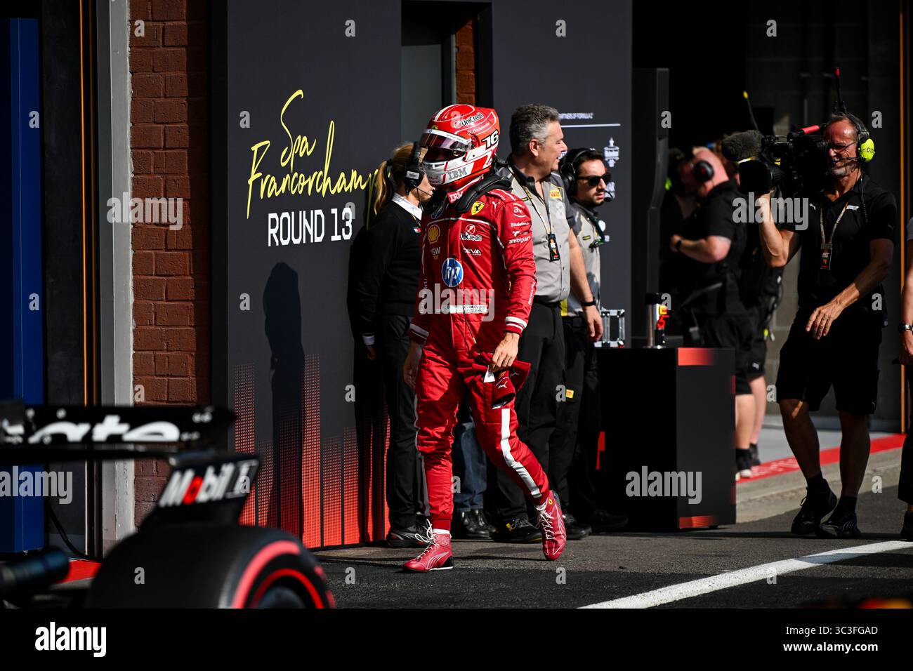Spa-Francorchamps, Belgio. 25 luglio 2025. #16 Charles Leclerc (MCO, Scuderia Ferrari HP), Gran Premio di F1 del Belgio al Circuit de Spa-Francorchamps il 25 luglio 2025 a Spa-Francorchamps, Belgio. (Foto di HOCH ZWEI) credito: dpa/Alamy Live News Foto Stock