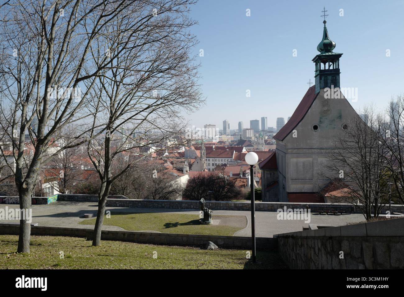 Bratislava Slovacchia, castelli, chiese, cattedrale di San Martino Foto Stock