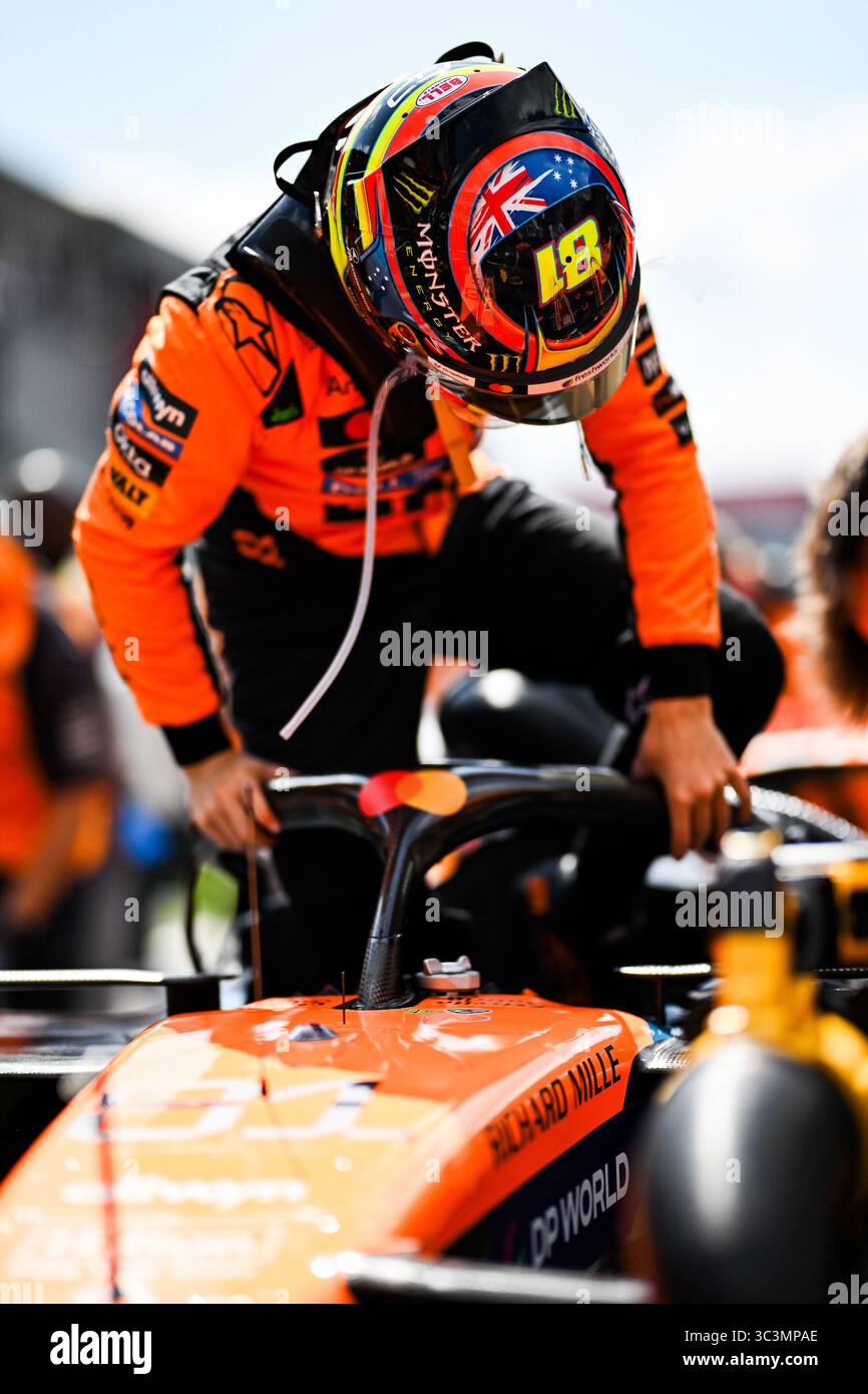 Spa-Francorchamps, Belgio. 26 luglio 2025. #81 Oscar Piastri (AUS, McLaren F1 Team), Gran Premio di F1 del Belgio al Circuit de Spa-Francorchamps il 26 luglio 2025 a Spa-Francorchamps, Belgio. (Foto di HOCH ZWEI) credito: dpa/Alamy Live News Foto Stock