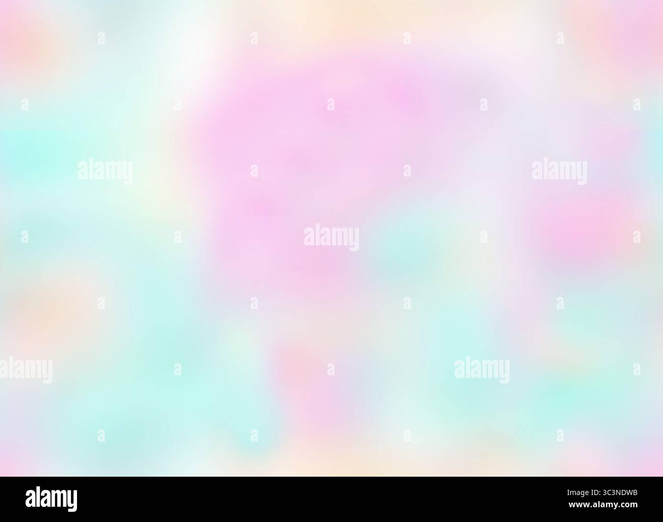 Colori pastello delicati si fondono in uno sfondo astratto e sfocato Foto Stock