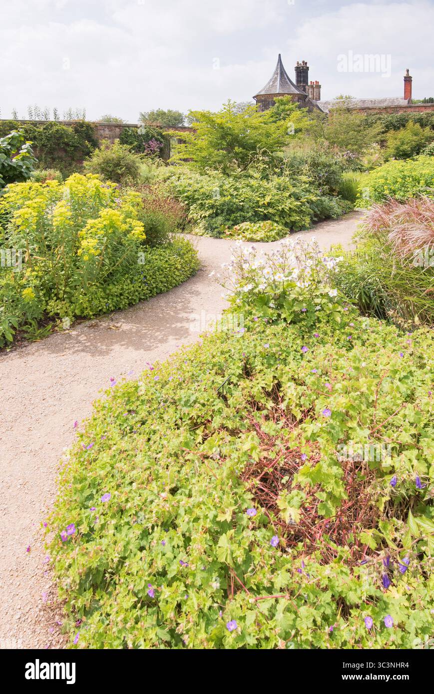 RHS Garden Bridgewater, Worsley, UK è il quinto giardino RHS e uno dei più grandi progetti di giardinaggio intrapresi in Europa negli ultimi anni, Foto Stock