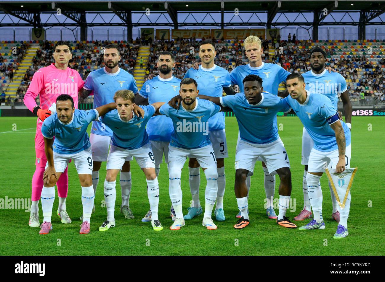 Frosinone, Italia. 26 luglio 2025. Squadra SS Lazio durante il 3° Sandro Criscitiello Memorial Avellino vs SS Lazio allo Stadio Benito stirpe di Frosinone, Italia - sabato 26 luglio 2025. Sport - calcio. (Foto di Fabrizio Corradetti/LaPresse) credito: LaPresse/Alamy Live News Foto Stock