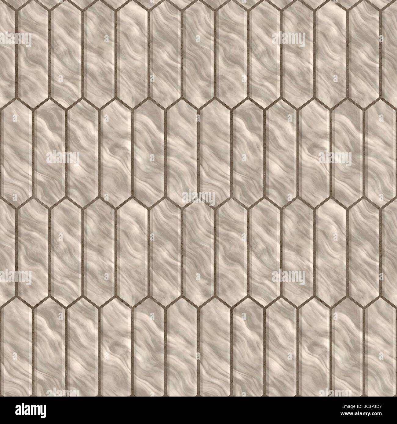 Motivo geometrico vintage senza cuciture in stile art deco. Motivo astratto senza cuciture con texture in marmo. Foto Stock