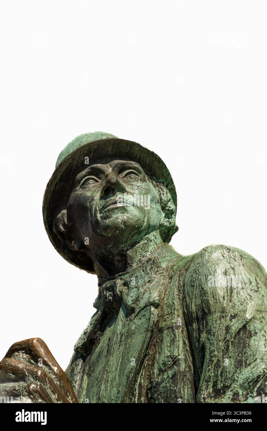 Hans Christian Andersen, il narratore danese le cui fiabe senza tempo continuano a ispirare generazioni. Copenaghen, 17 luglio 2025 Foto Stock