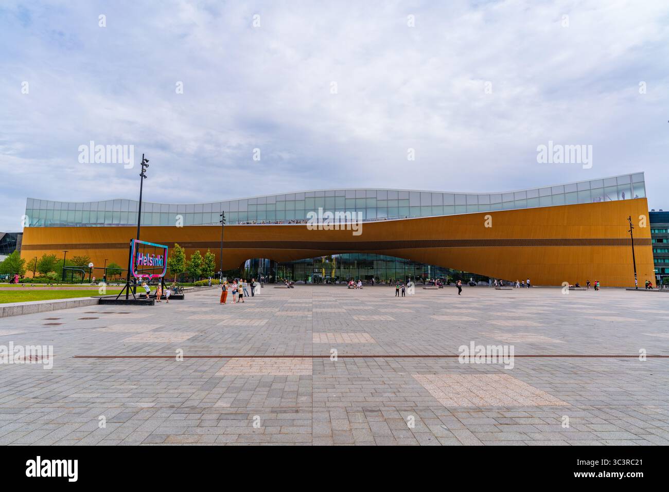 Helsinki Central Library Oodi a Helsinki, Finlandia Foto Stock