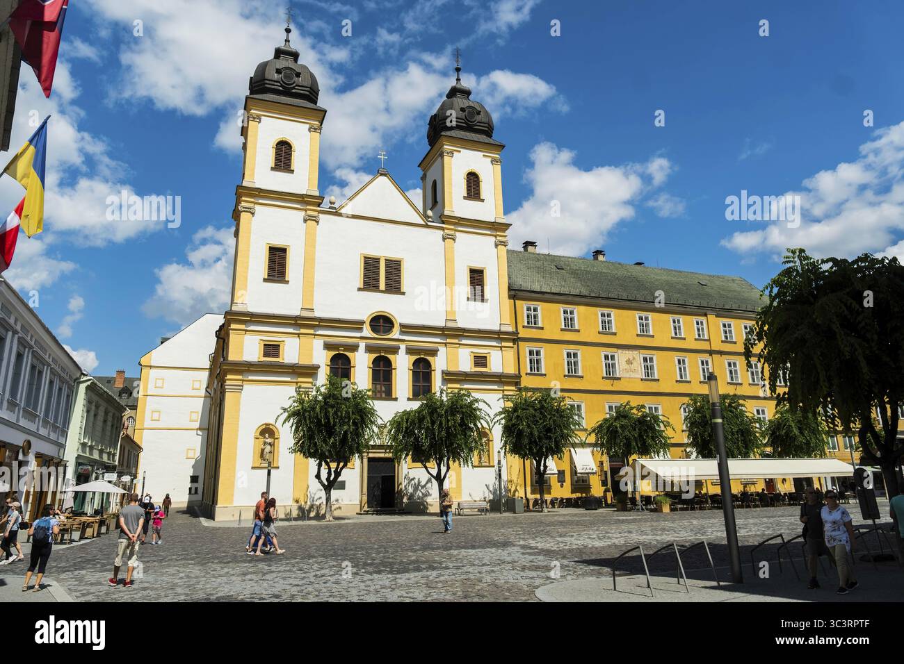 Chiesa Scolopica di San Francesco Saverio, capitale della Cultura 2026, TrenDin, Slovacchia Foto Stock