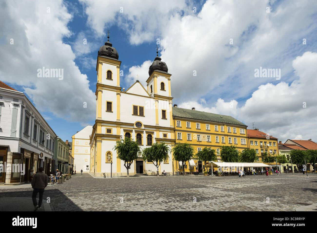 Chiesa Scolopica di San Francesco Saverio, capitale della Cultura 2026, TrenDin, Slovacchia Foto Stock