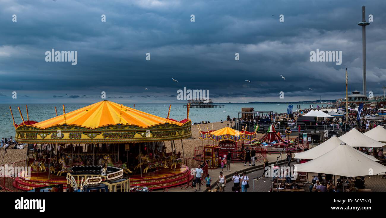 Cielo tempestoso Foto Stock