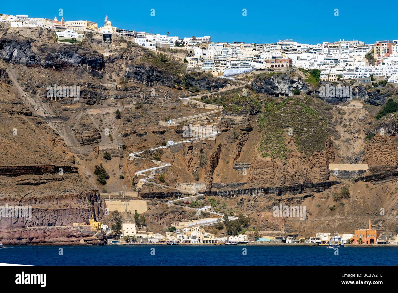 Griechenland, Kykladen, Santorini, Fira, Foto Stock