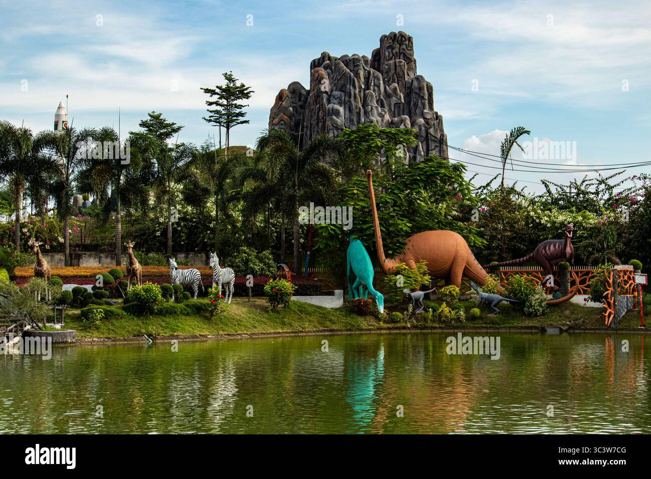Parco per famiglie a Chattogram Dream Holiday Spot. Foto Stock