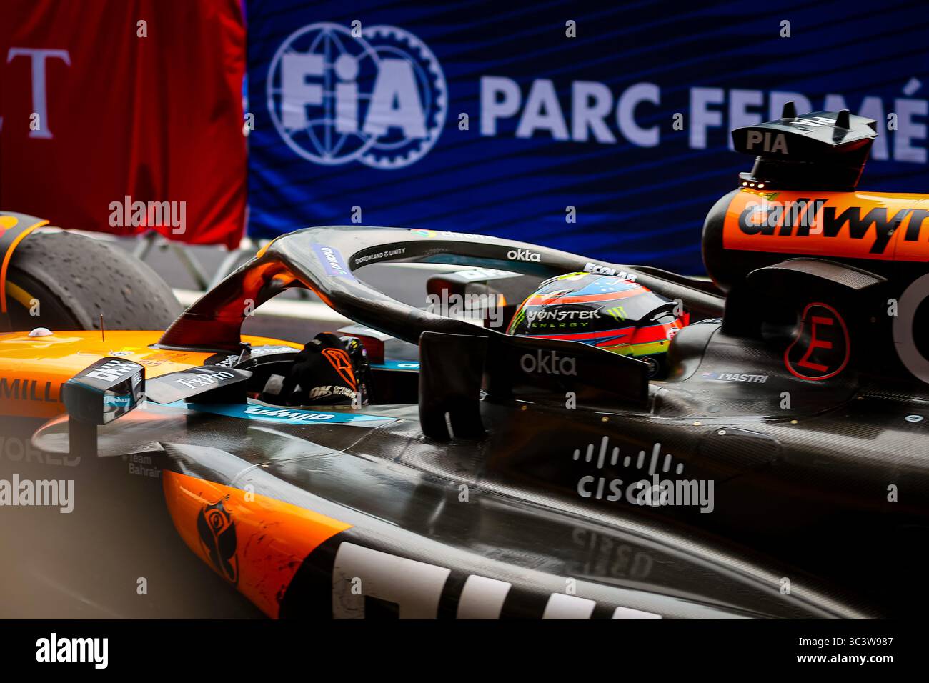 81 Oscar Piastri, (AUS) McLaren Mercedes MCL39, durante il GP del Belgio, Spa-Francorchamps 24-27 luglio 2025 Formula 1 World Championship 2025. Foto Stock