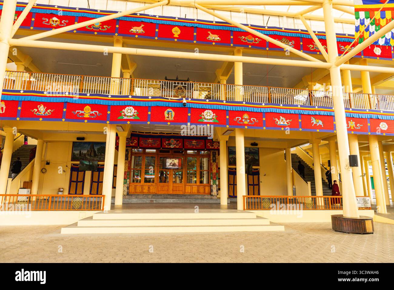 Tempio del Dalai Lama, complesso di Tsuglagkhang Foto Stock