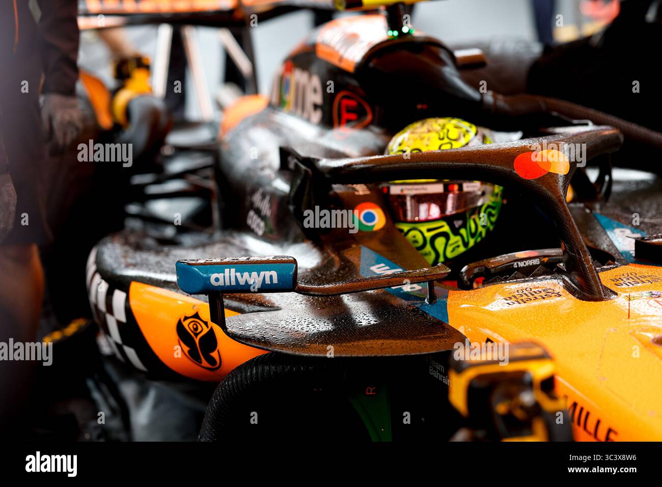Spa-Francorchamps, Belgio. 27 luglio 2025. #4 Lando Norris (GBR, McLaren F1 Team), Gran Premio di F1 del Belgio al Circuit de Spa-Francorchamps il 27 luglio 2025 a Spa-Francorchamps, Belgio. (Foto di HOCH ZWEI) credito: dpa/Alamy Live News Foto Stock