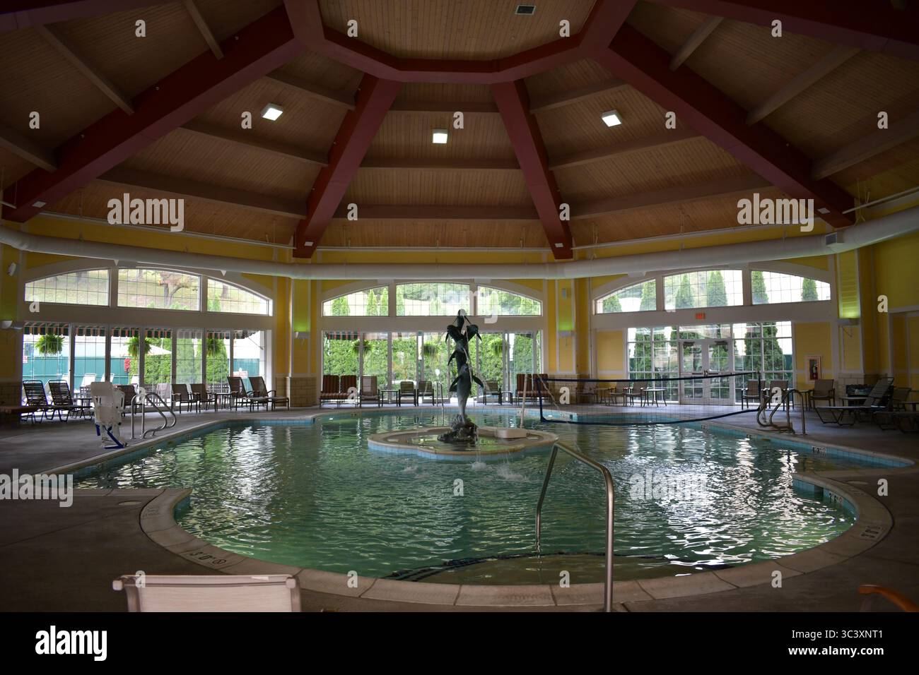 Piscina coperta del French Lick Resort Foto Stock
