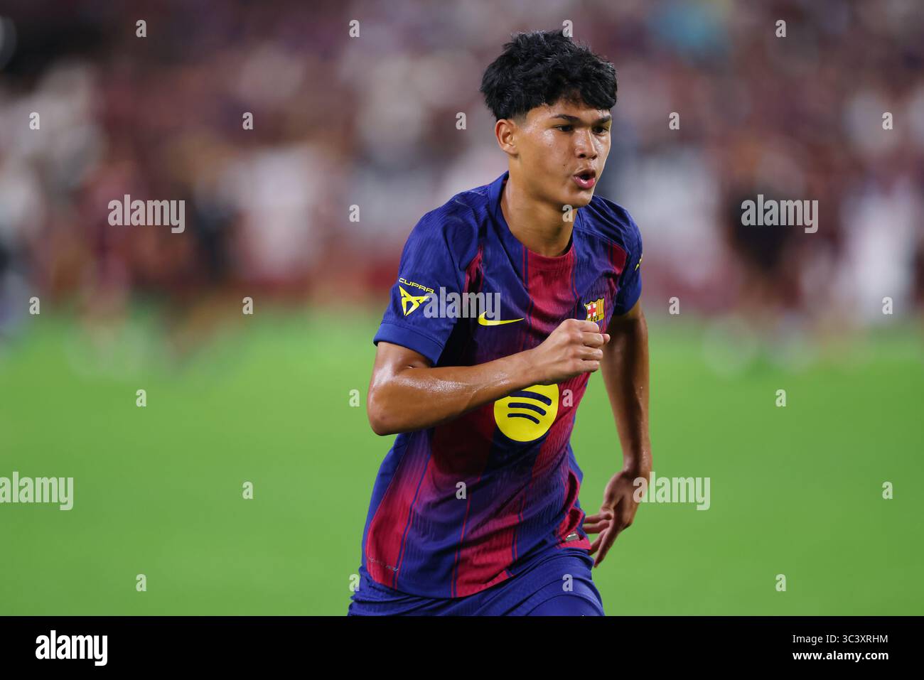 Hyogo, Giappone. 27 luglio 2025. Pedro Fernandez (Barcellona) calcio: Partita amichevole tra Vissel Kobe 1-3 FC Barcelona al Noevir Stadium Kobe di Hyogo, Giappone. Crediti: Naoki Morita/AFLO SPORT/Alamy Live News Foto Stock