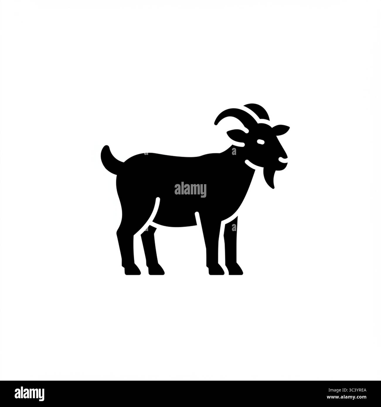 Icona grafica Black Goat (Bakra) – illustrazione vettoriale isolata su sfondo bianco Illustrazione Vettoriale Icona grafica Black Goat (Bakra) – illustrazione vettoriale isolata su sfondo bianco Illustrazione Vettoriale