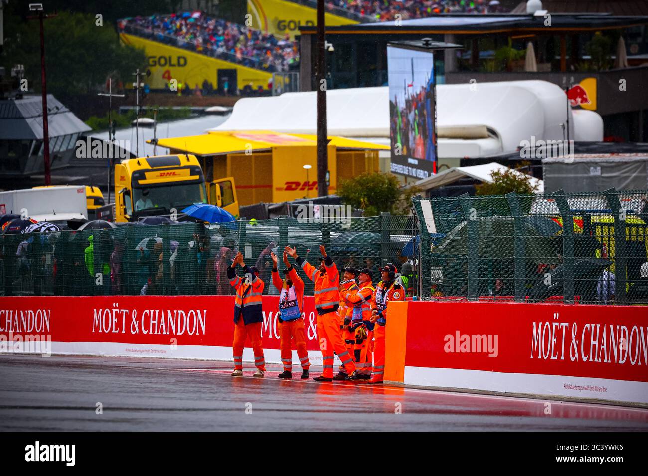 Marshall, durante il GP del Belgio, Spa-Francorchamps 24-27 luglio 2025 Formula 1 World Championship 2025. Foto Stock