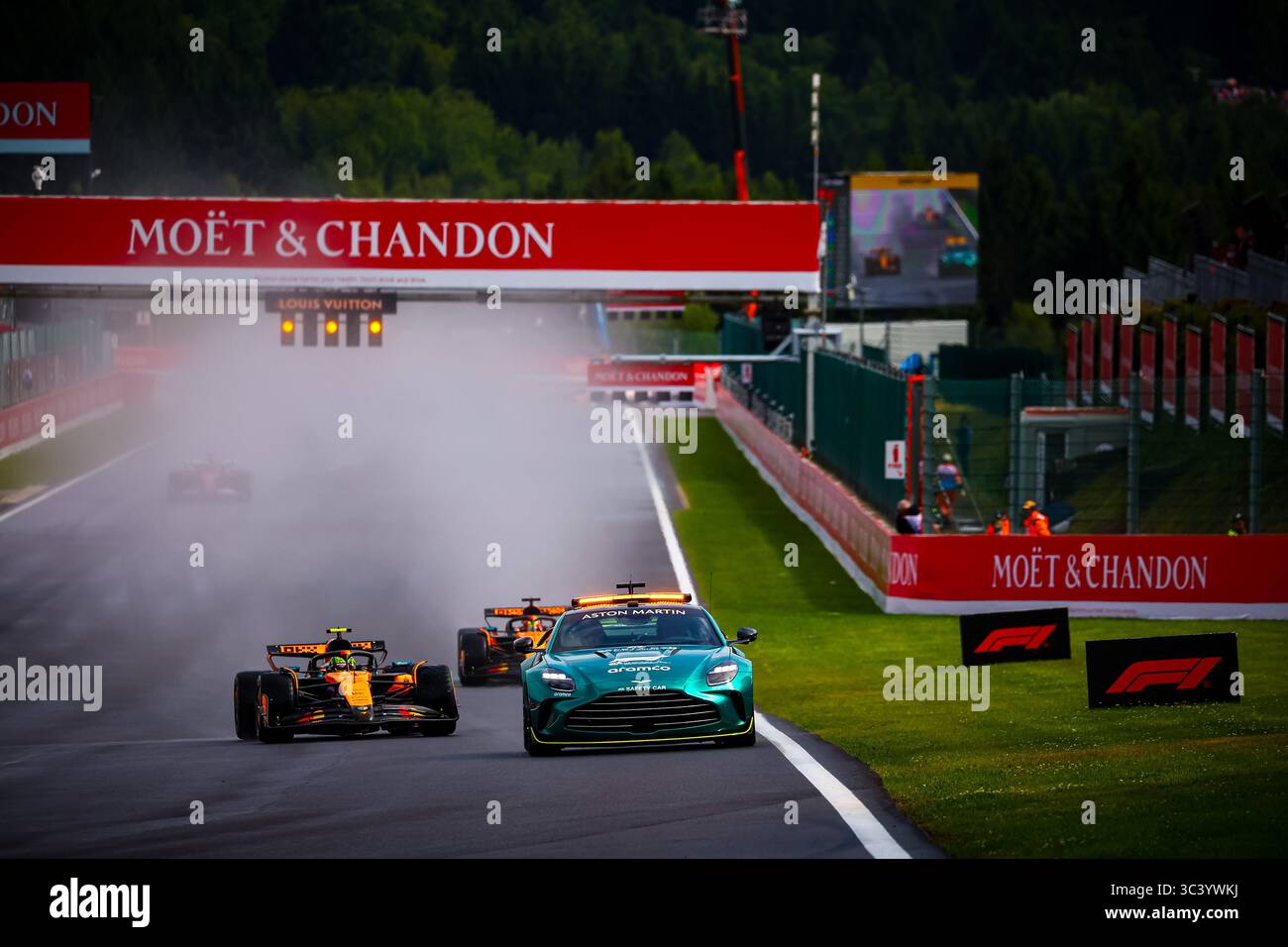 Safety Car, durante il GP del Belgio, Spa-Francorchamps 24-27 luglio 2025 Campionato del mondo di Formula 1 2025. Foto Stock