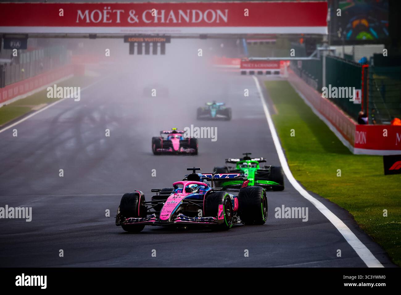 10 Pierre Gasly, (fra) Alpine F1 Team, durante il GP del Belgio, Spa-Francorchamps 24-27 luglio 2025 Formula 1 World Championship 2025. Foto Stock