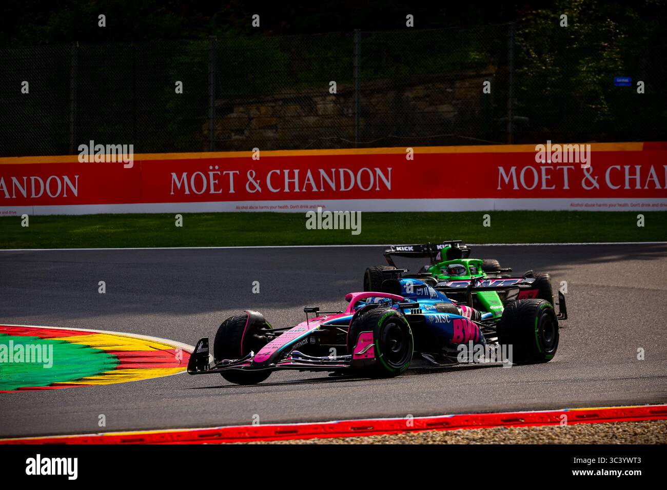 10 Pierre Gasly, (fra) Alpine F1 Team, durante il GP del Belgio, Spa-Francorchamps 24-27 luglio 2025 Formula 1 World Championship 2025. Foto Stock