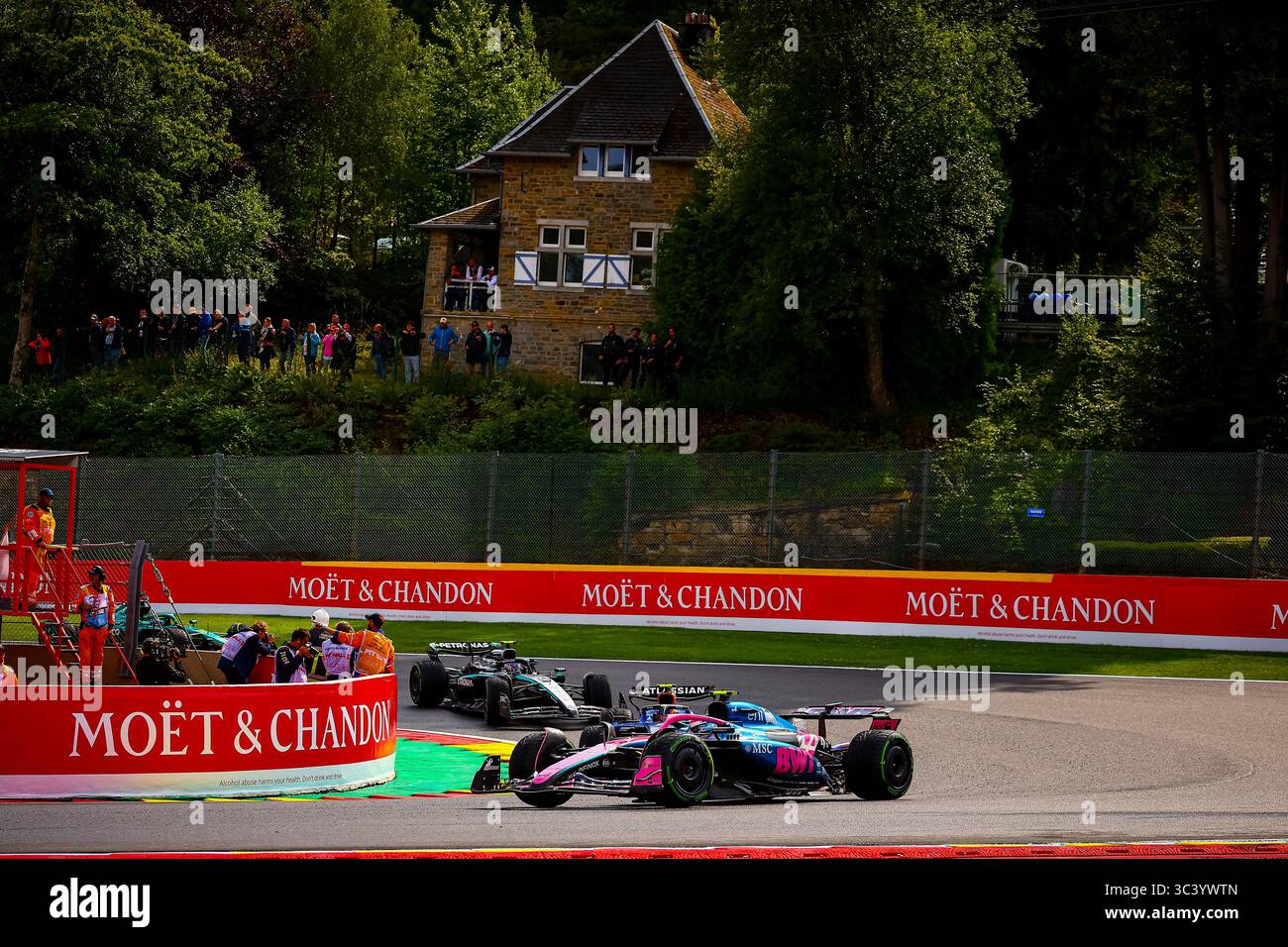 43 Franco Colapinto, (ARG) Alpine F1 Team, durante il GP del Belgio, Spa-Francorchamps 24-27 luglio 2025 Formula 1 World Championship 2025. Foto Stock