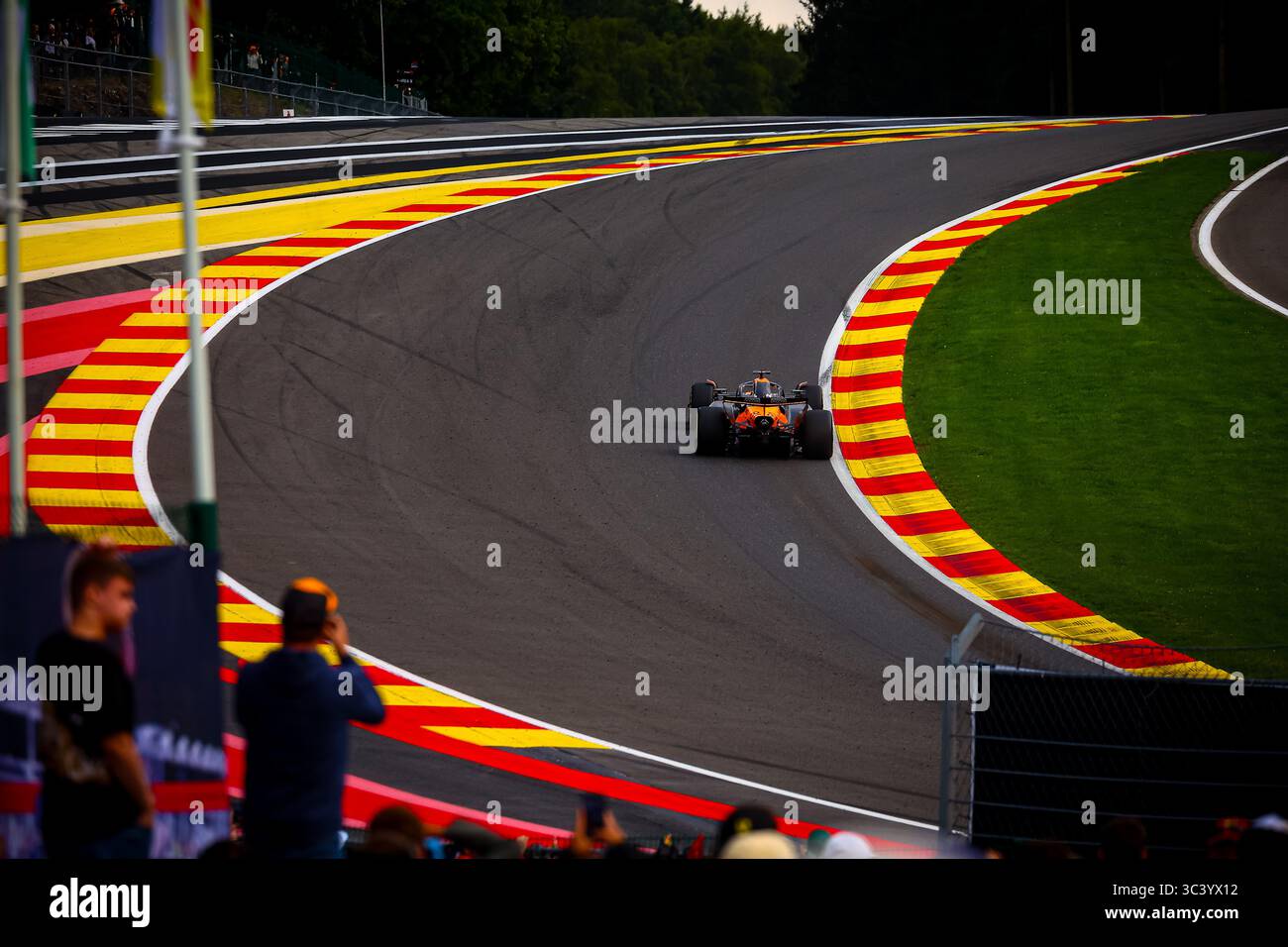 81 Oscar Piastri, (AUS) McLaren Mercedes MCL39, durante il GP del Belgio, Spa-Francorchamps 24-27 luglio 2025 Formula 1 World Championship 2025. Foto Stock