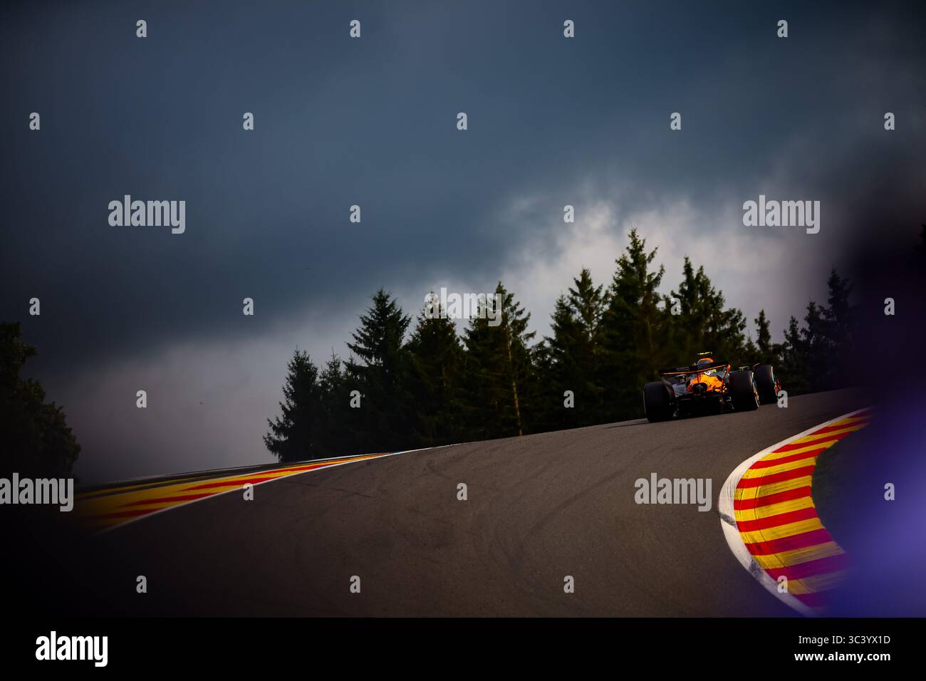 04 Lando Norris, (GRB) McLaren Mercedes MCL39, durante il GP del Belgio, Spa-Francorchamps 24-27 luglio 2025 Formula 1 World Championship 2025. Foto Stock