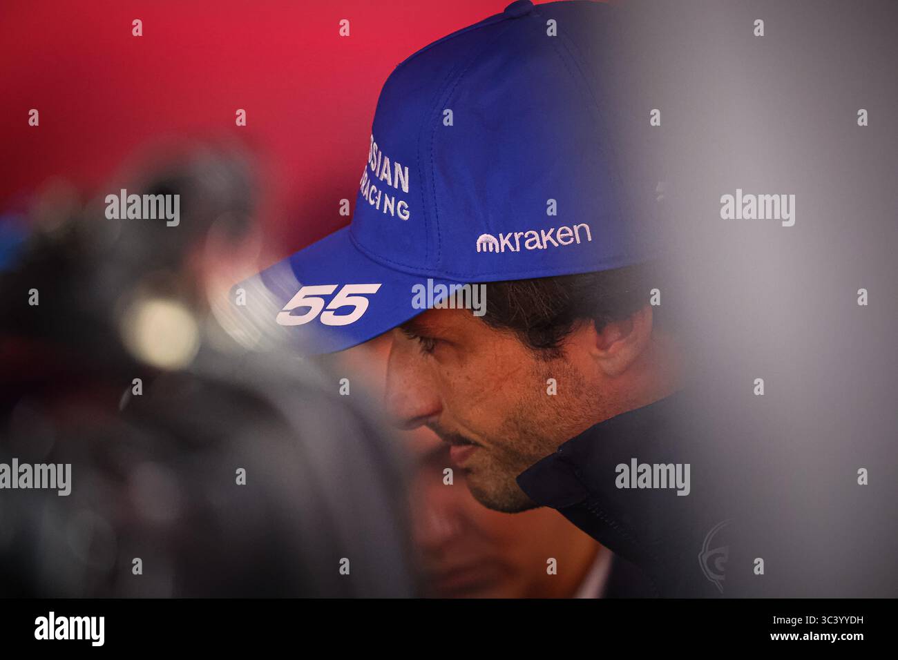 55 Carlos Sainz, (ESP) Williams Mercedes Fw47, durante il GP del Belgio, Spa-Francorchamps 24-27 luglio 2025 Formula 1 World Championship 2025. Foto Stock