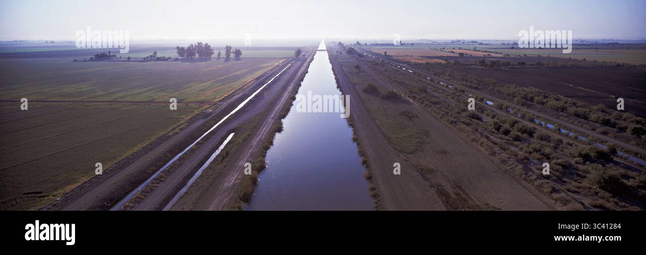 Imperial Valley, il primo importante distretto di irrigazione degli Stati Uniti occidentali Foto Stock