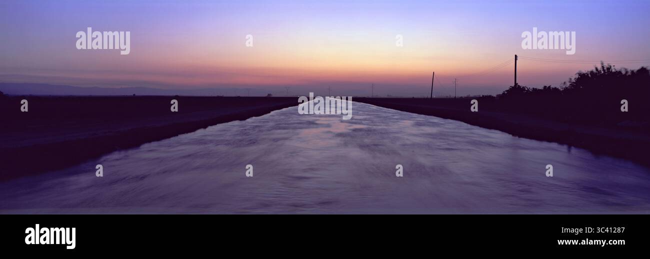 Imperial Valley, il primo importante distretto di irrigazione degli Stati Uniti occidentali Foto Stock