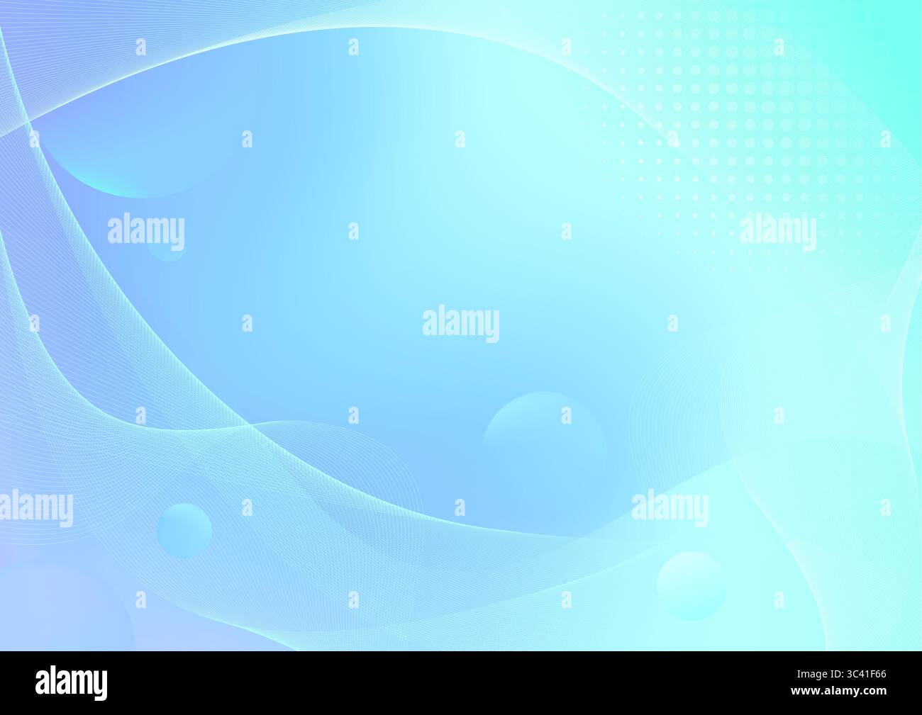 sfondo sfumato blu astratto con linea d'onda Illustrazione Vettoriale