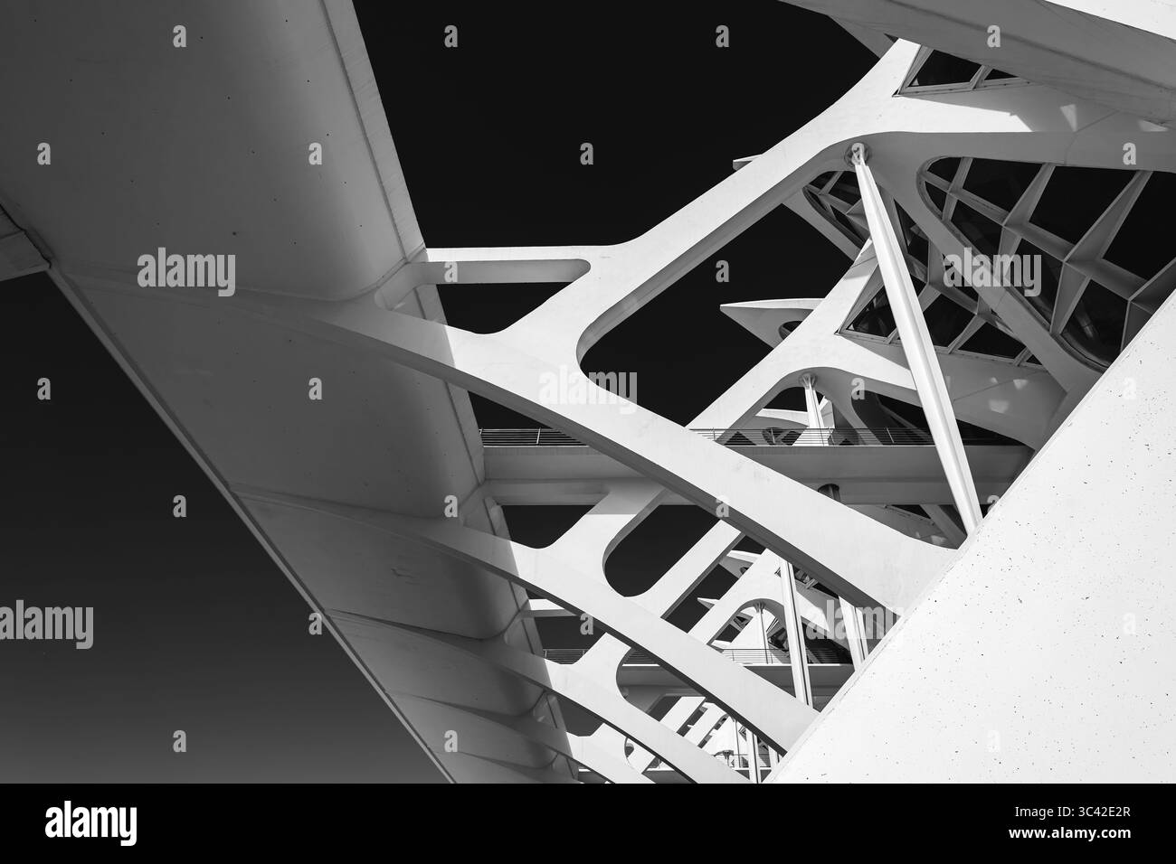 Valencia città delle Arti e delle Scienze, iconica meraviglia culturale e architettonica Foto Stock
