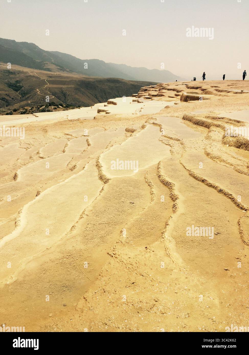 Un sito geologico unico, ideale per argomenti di scienza della terra, viaggi e bellezza ambientale. Foto Stock