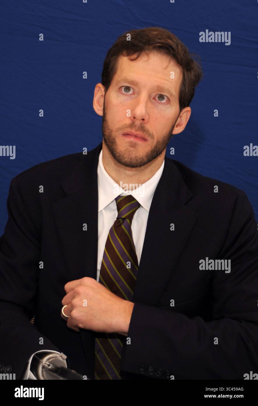 Aron Ralston al press junket per '127 hours' a Los Angeles - 25 ottobre 2010 Foto Stock