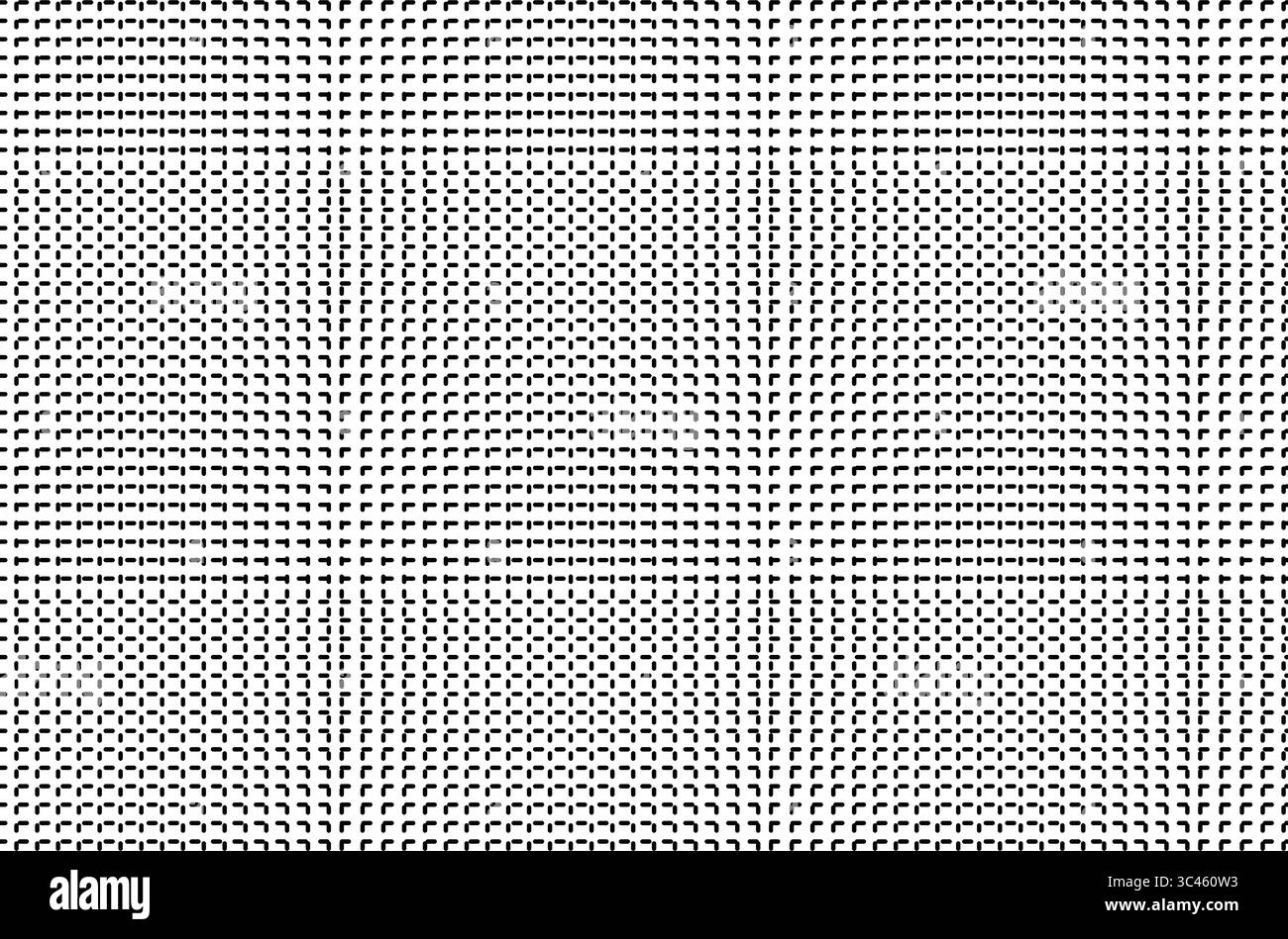 "Seamless Optical Illusion Grid Pattern – Abstract Black and White Halftone Geometric background for Textiles, Tech, and Digital Design" 🔹 50 Highly Illustrazione Vettoriale