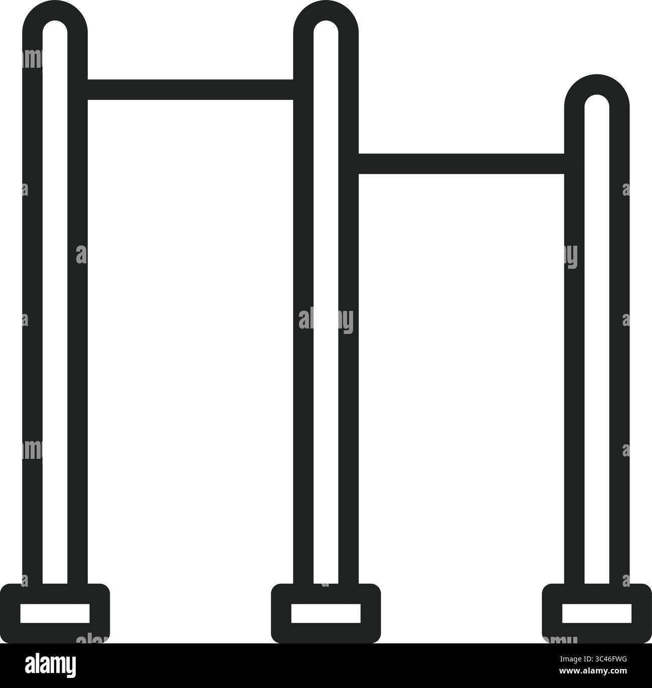 Icona della barra a comparsa. Adatto per applicazioni mobili, applicazioni Web e supporti di stampa. Illustrazione Vettoriale