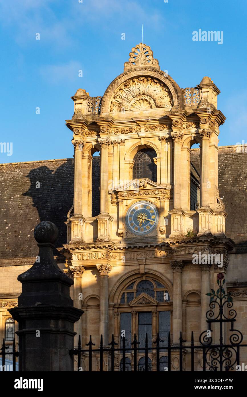 Oxford University Examination Schools, Merton Street Frontage, Oxford, Regno Unito Foto Stock