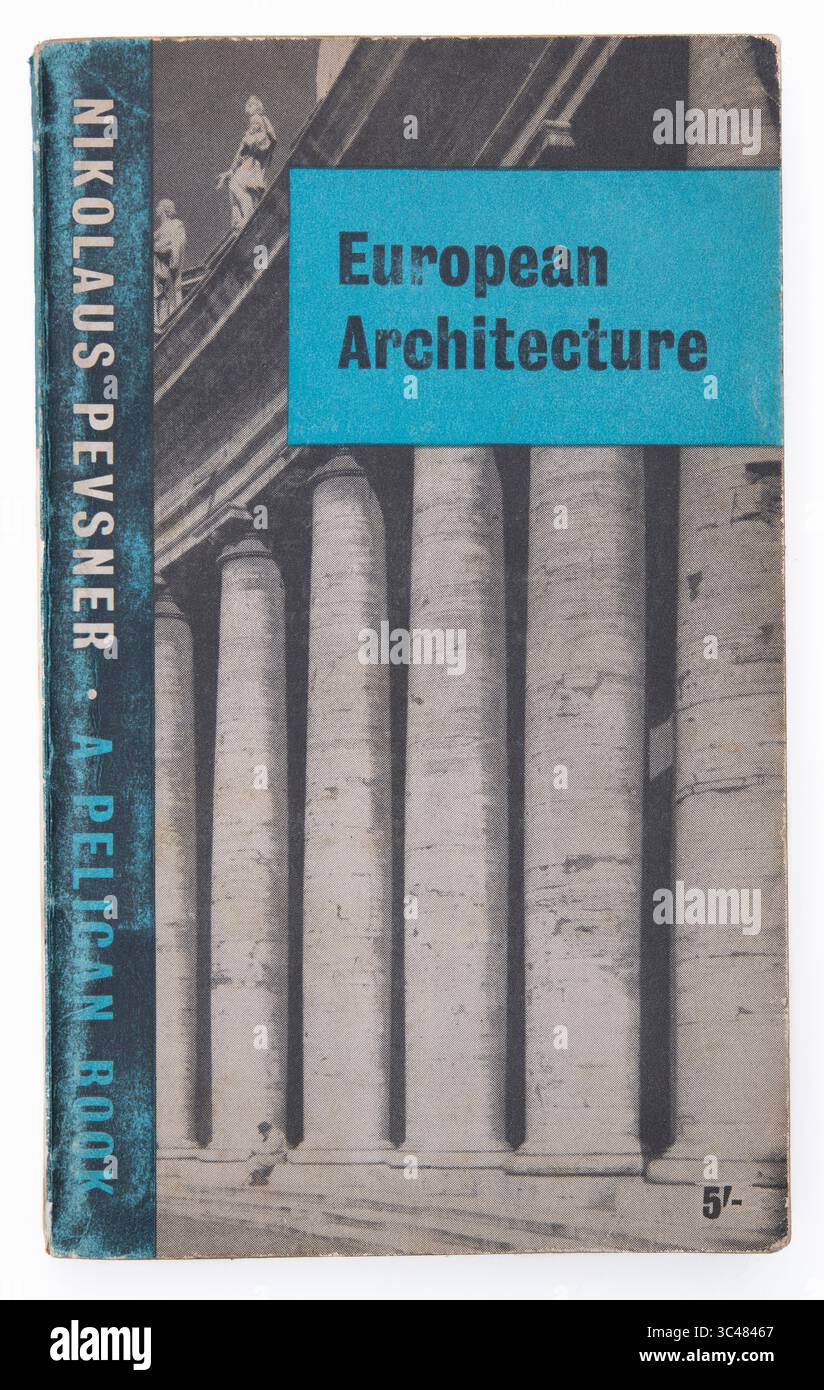 Copertina di European Architecture di Nikolaus Pevsner Foto Stock