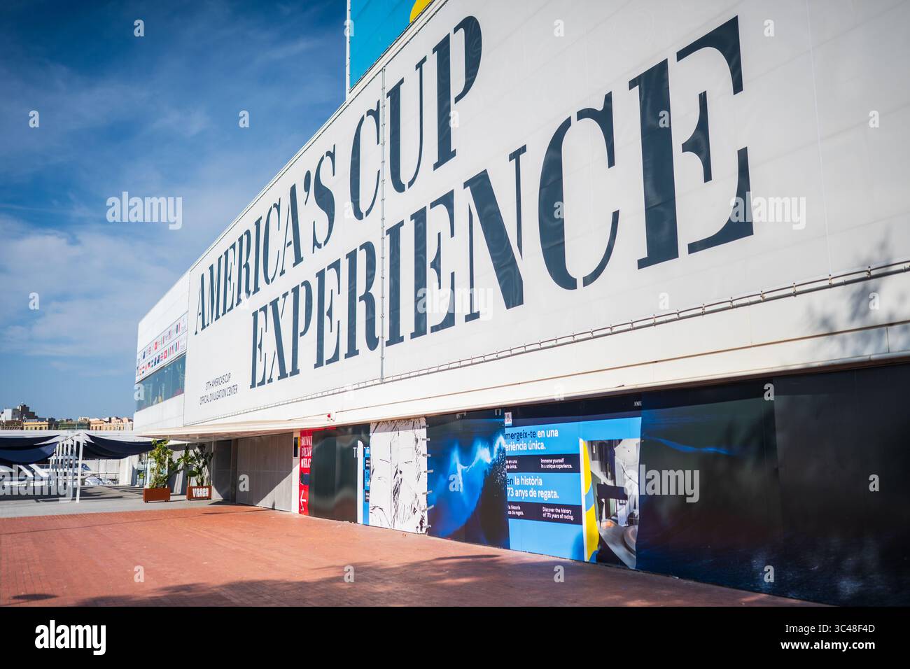 Americas Cup Experience Center a Barcellona, Spagna Foto Stock