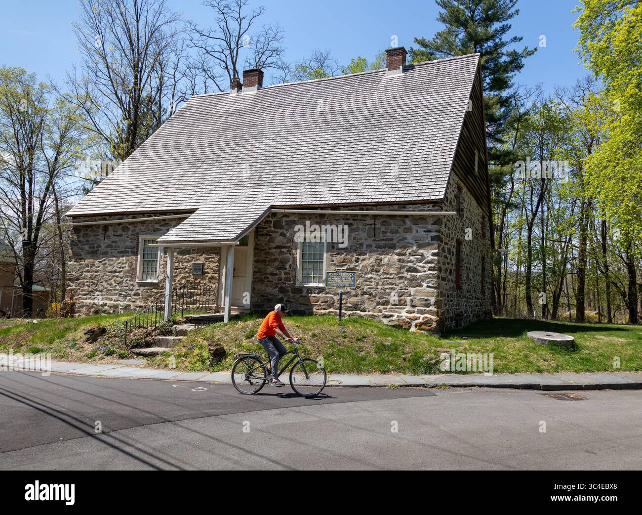 Huguenot Street - distretto storico, New Paltz, Hudson Valley, New York State, Stati Uniti. Foto Stock