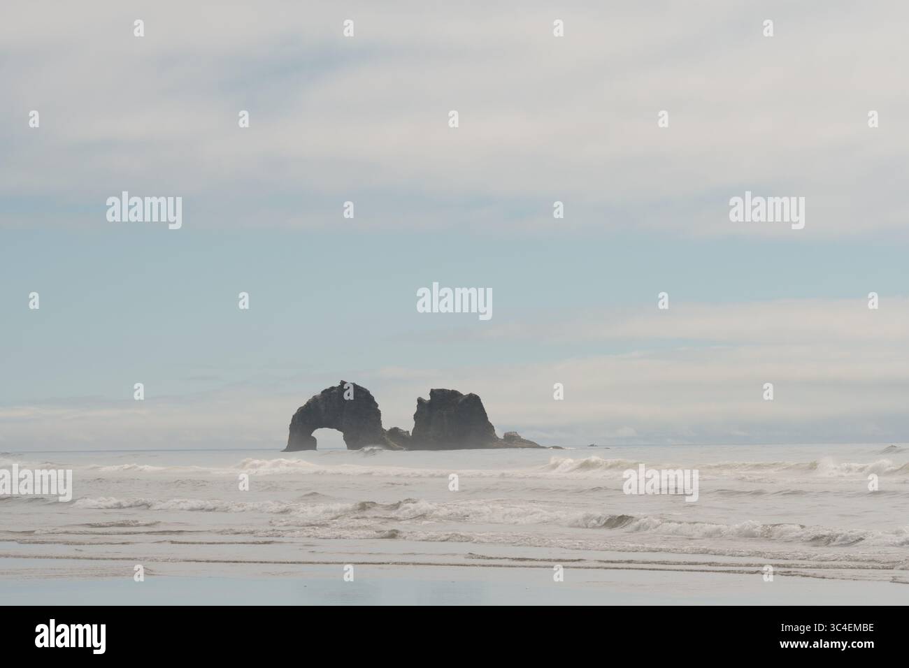 Twin Rocks, Rockaway Beach, Tillamook, Oregon Foto Stock