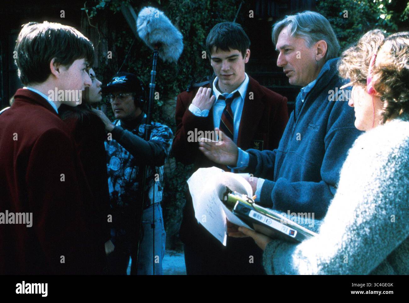 7 maggio 1995 - K12905DHS.ADAM HANN-BYRD, josh hartnett e STEVE MINER (direttore) sul set del film ''Halloween: H20''..fornito dal credito (Immagine: © Globo foto/ZUMAPRESS.com) Foto Stock