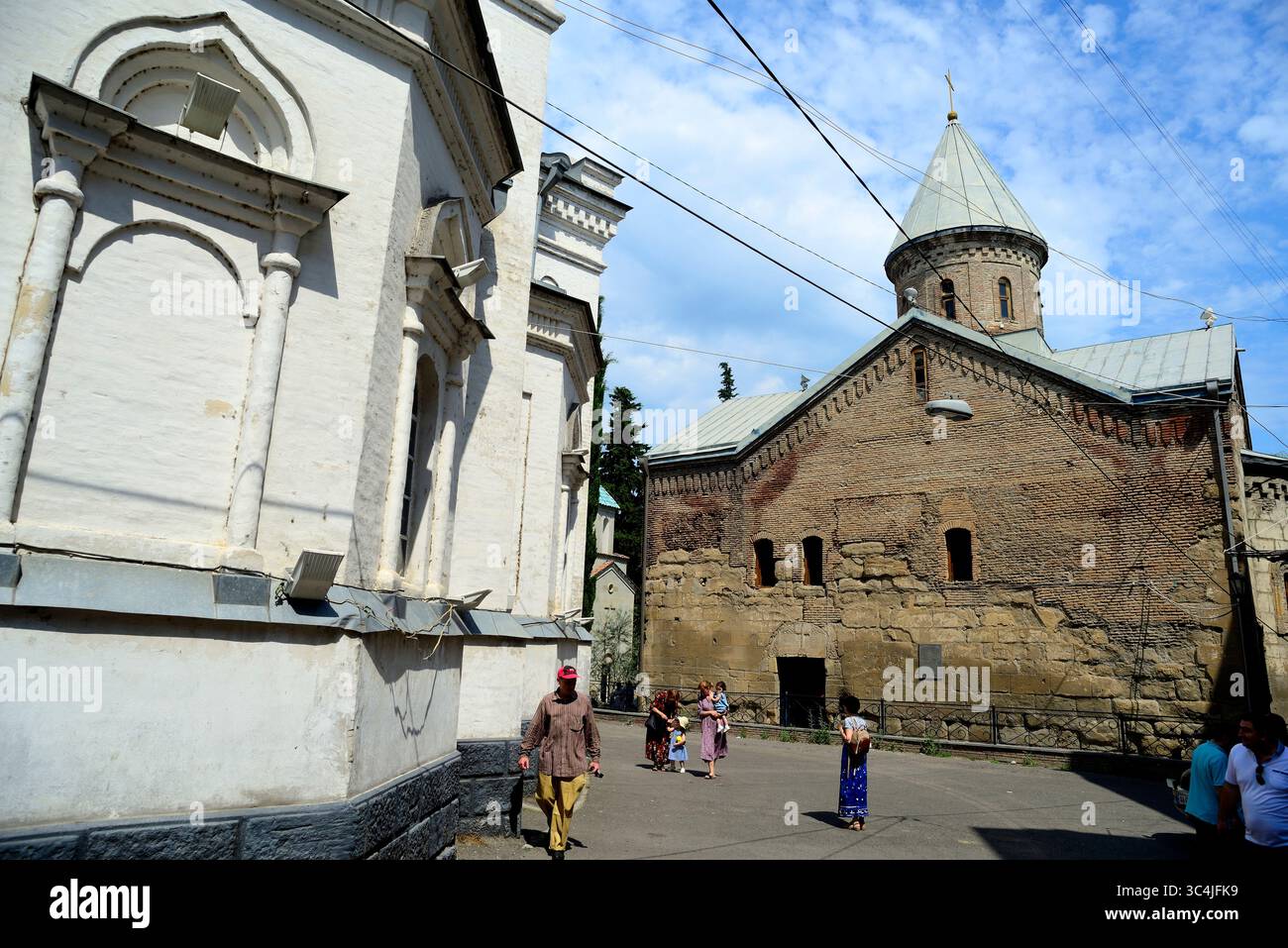 Chiese nel centro di Tbilisi, Georgia Foto Stock