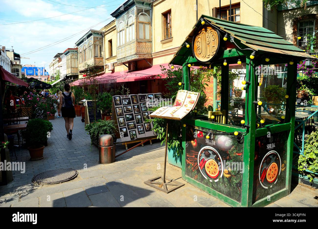 Centro città di Tbilisi, Georgia Foto Stock