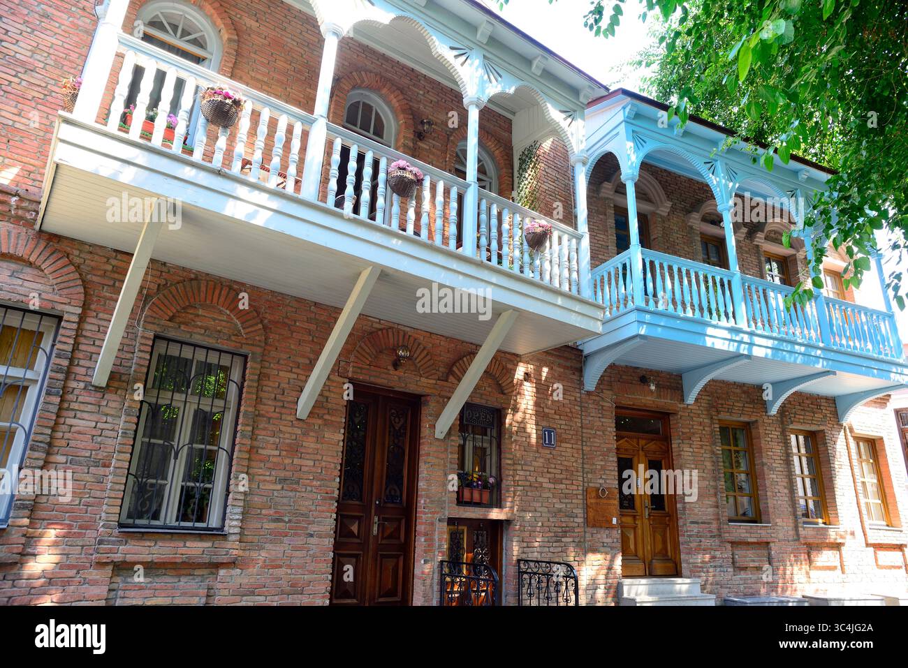 Centro città di Tbilisi, Georgia Foto Stock
