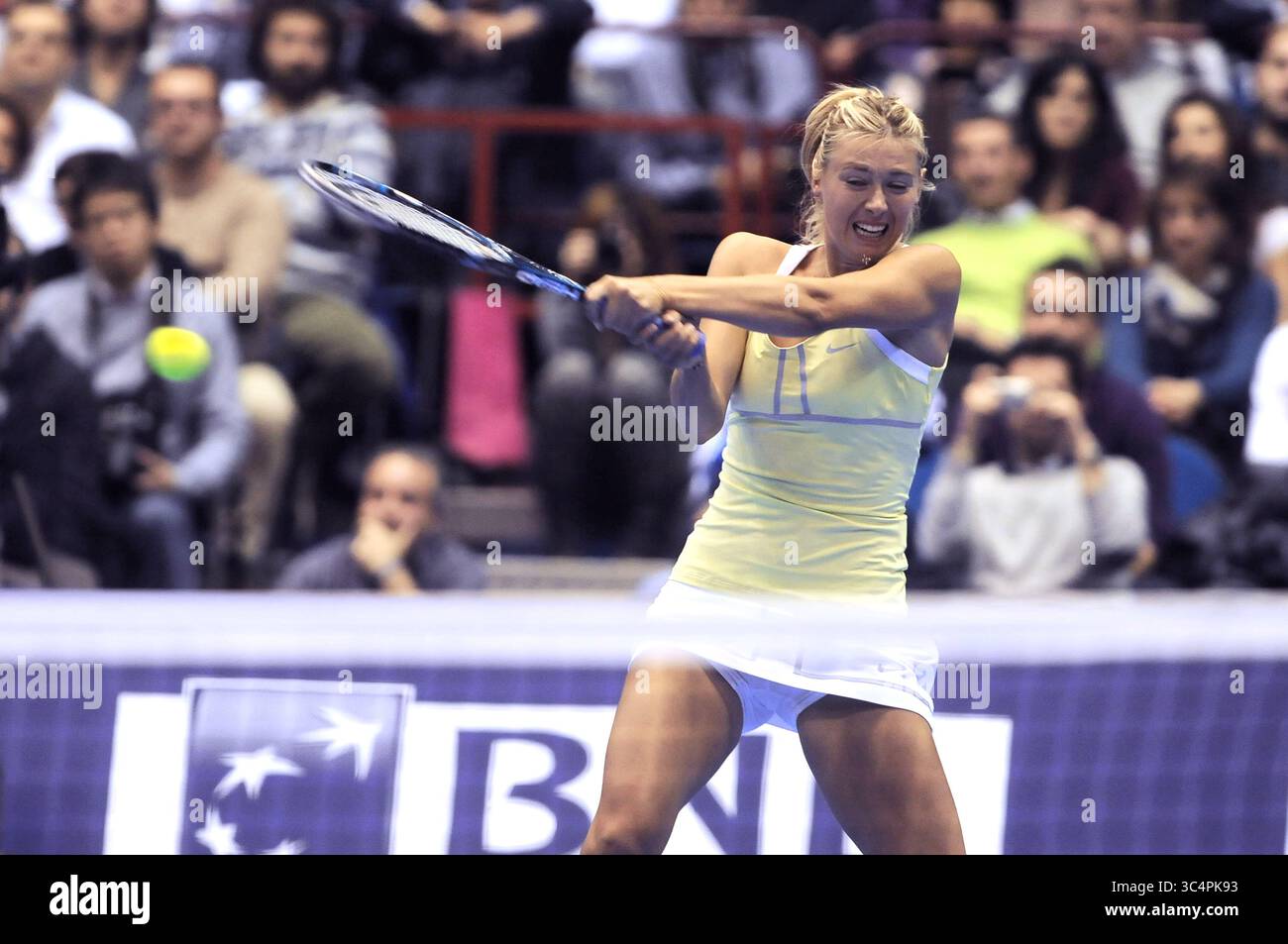Milano Italia 01/12/2012: Maria Sharapova, tennista russa, durante l'evento di tennis "la grande Sfida" al Mediolanum Forum. Foto Stock