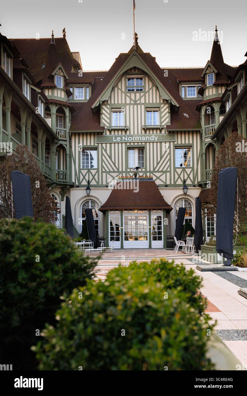 Hotel Barrière, Deauville, Francia Foto Stock