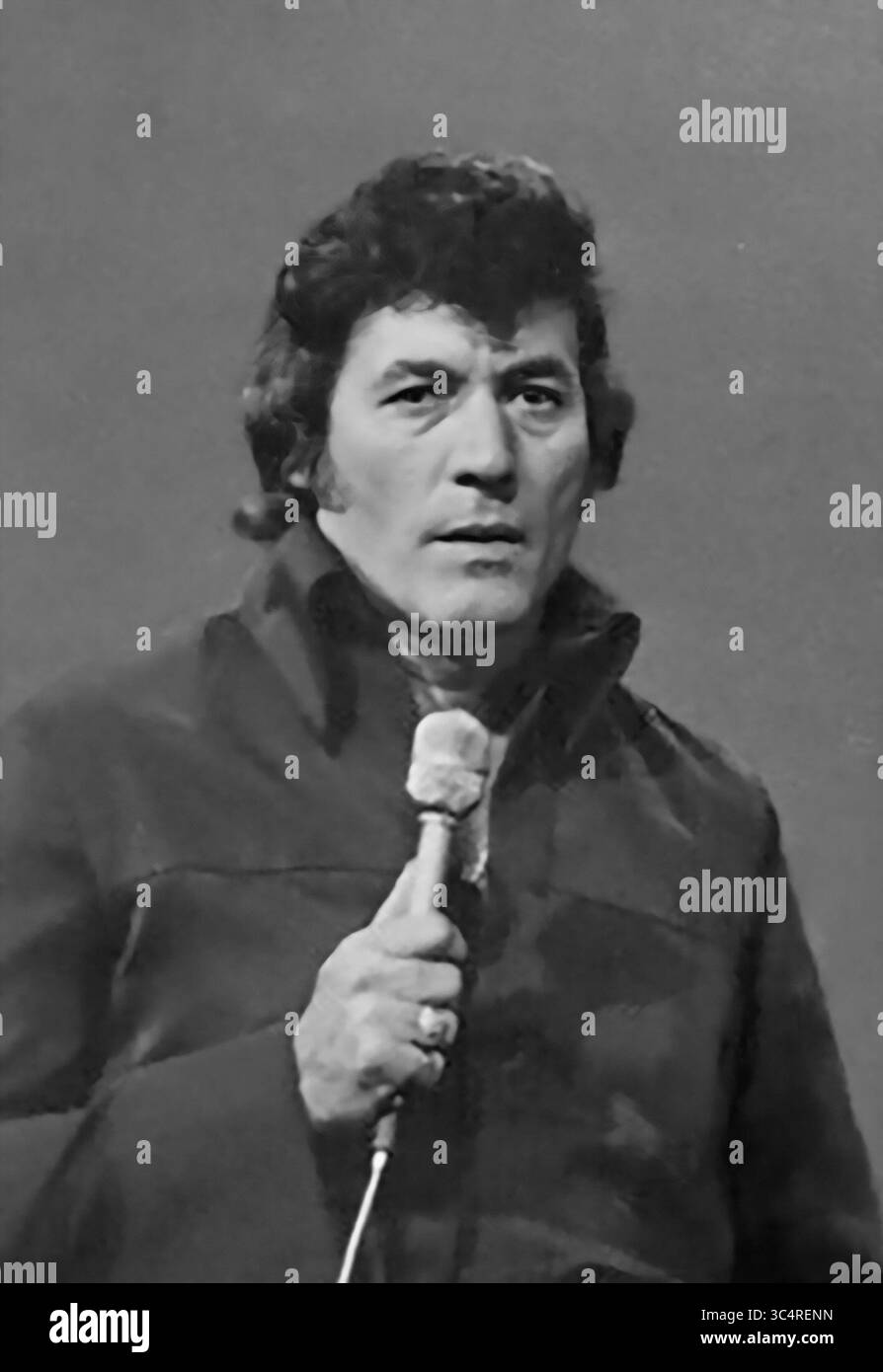 Carl Perkins. Ritratto del cantante e chitarrista americano, Carl Lee Perkins (1932-1998), foto pubblicitaria, 1977 Foto Stock